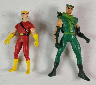 DC Direct Green Arrow Oliver Queen & Red Speedy Figures Superheroes - Image 1 of 2