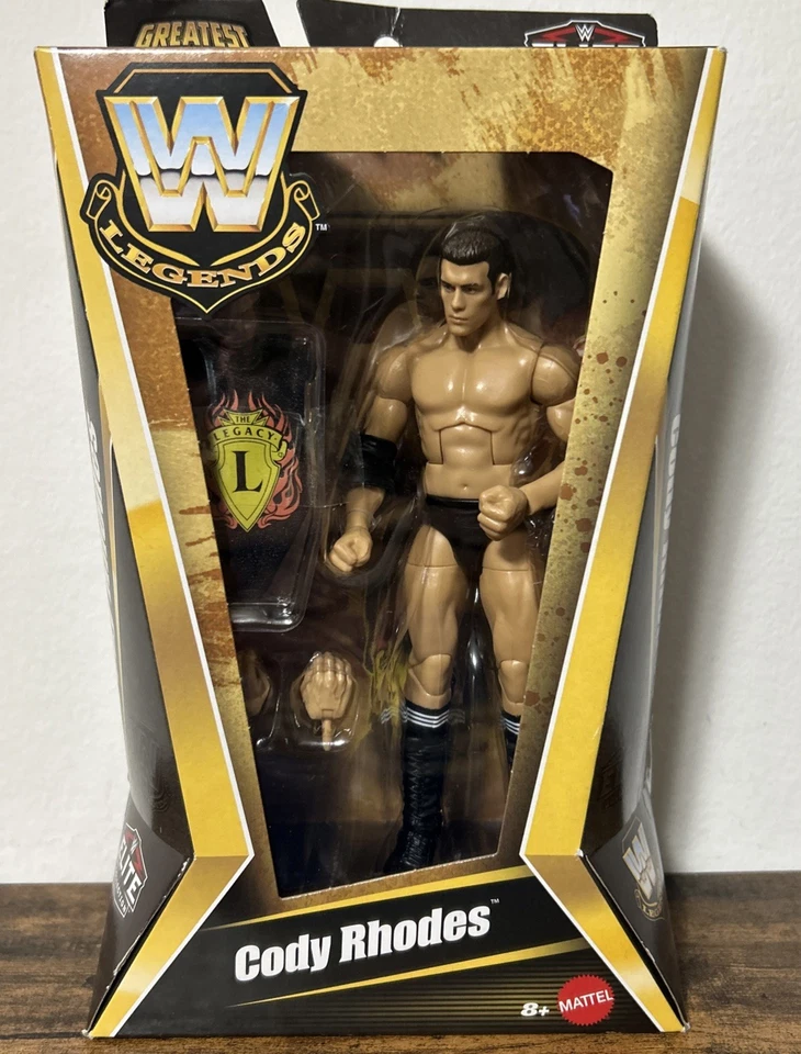 WWE Legends Mattel Elite CODY RHODES Chase Legacy (Purple Trunks)
