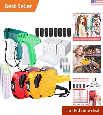 Herramienta de etiquetado de ropa todo en uno 9122 piezas - Funcionamiento suave y características de seguridad Foto 1 de 4