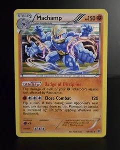 Pokémon TCG - MACHAMP - 49/101 - HOLO - RARE - PLASMA BLAST (2013) - HP/MP - Picture 1 of 3
