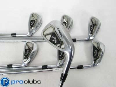 CALLAWAY '21 APEX DCB FORGED IRONS 5-PW,AW STEEL KBS MAX 85 REGULAR FLEX #457898 - Image 1 of 4