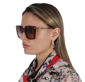 Salvatore Ferragamo Brown Gradient Butterfly Ladies Sunglasses SF1041S 232 51 - Picture 1 of 12