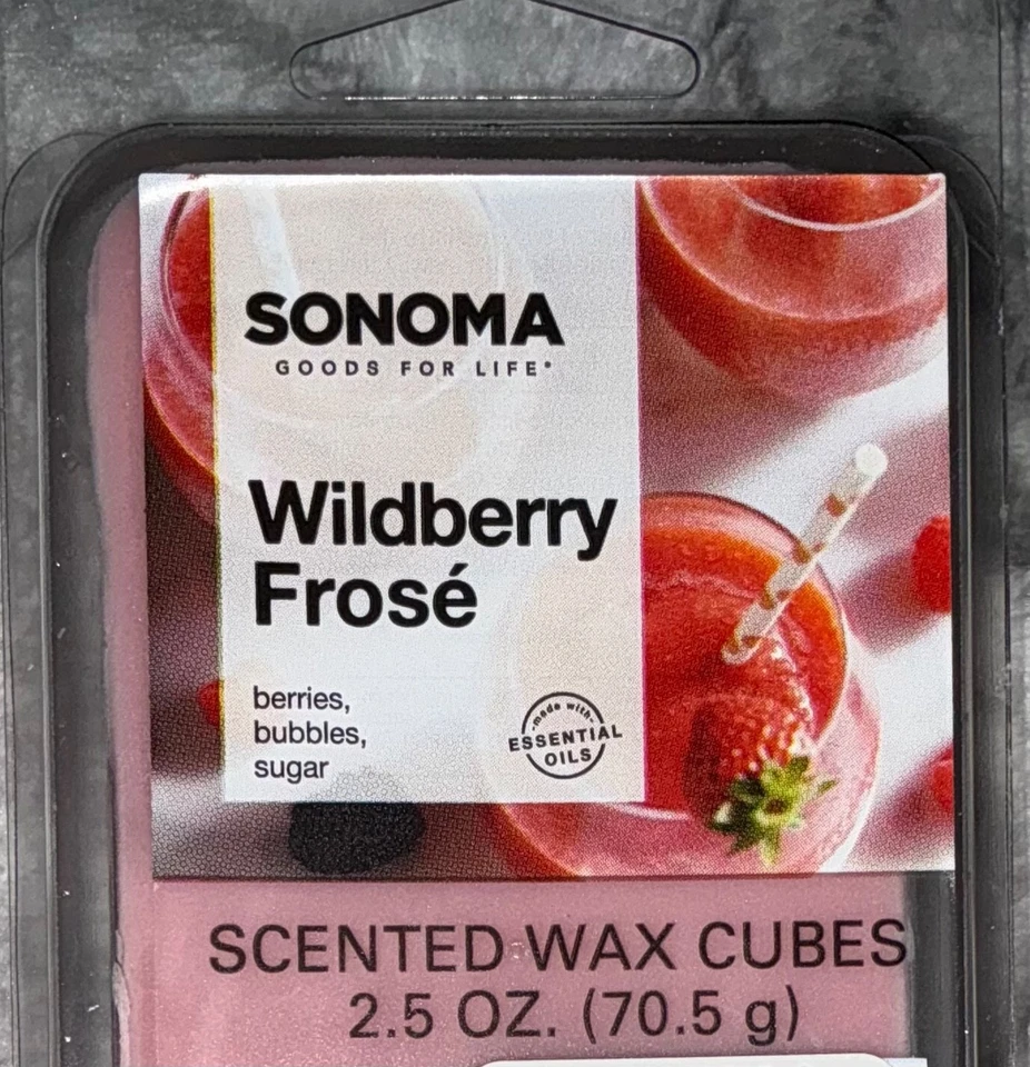 批量 3 件 Sonoma 蜡立方熔体 - WILDBERRY FROSE - 全新 — 第 1/1 张图片