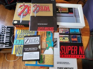 The Legend of Zelda: A Link to the Past (Nintendo SNES, 1992) CIB RARE - Picture 1 of 7