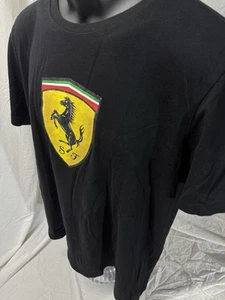 Puma T-Shirt Herren Large Ferrari Logo Scuderia Kurzarm Tee schwarz - Bild 1 von 7
