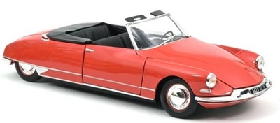 Citroen DS 19 Convertible 1961 Corail Red 1/18 - 181599 NOREV - Image 1 of 3