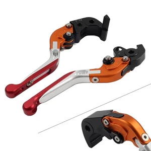 For HONDA CBR1000RR 2004 2005 06 07 2x Foldable Motorcycle Brake Clutch Levers - Picture 1 of 11