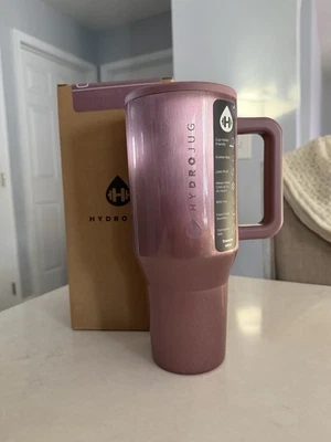 Hydrojug Black Friday Cateye Dream Pink Traveler 40oz Tumbler Cup New IN HAND - Image 1 of 4