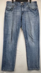 Weatherproof Vintage Jeans - Mens 34 x 30 - Blue - Distressed - TORN (4079) - Picture 1 of 21