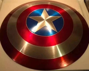 Captain America Shield Marvel Legends 75th Anniversary Avengers Alloy Metal 1:1 - Picture 1 of 4