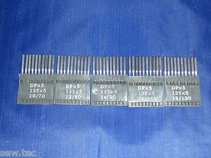 50 INDUSTRIAL SEWING MACHINE NEEDLES 134R DPX5 MIX SIZE - Picture 1 of 1