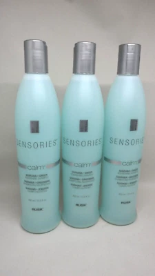 RUSK Lot of 3 Sensors Calm Guarana + Ginger Nourishing Shampoo 13.5 fl oz each - Image 1 of 2