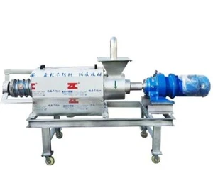 Automatic Poultry Manure Cow Dung Dewatering Machine Animal Biomass Drying - Picture 1 of 8