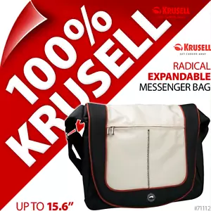 Krusell Laptoptasche 15" 15,6" erweiterbar Notebook Schulter/Kuriertasche Gurt - Bild 1 von 15