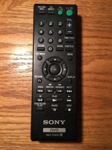 Sony DVD RMT-D187A Remote Control Tested Works - Picture 1 of 3