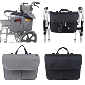 Borsa laterale per sedia a rotelle borsa per braccioli borsa per mobilità walker accessori - Foto 1 di 8