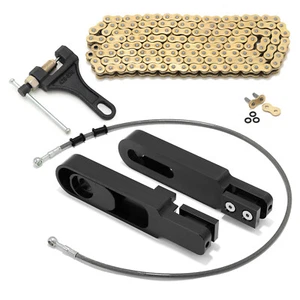 Ninja ZX6R 07 08 For Kawasaki Aluminum Swingarm Extension Line Chain Remover - Picture 1 of 9