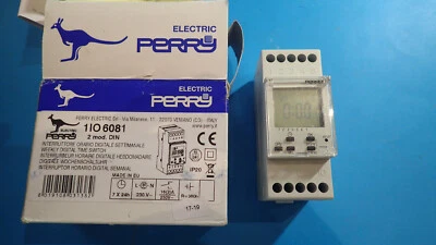PERRY 1LO6081 - Interrupteur Horaire - Horloge Digitale Hebdomadaire - Minuterie - Photo 1/4