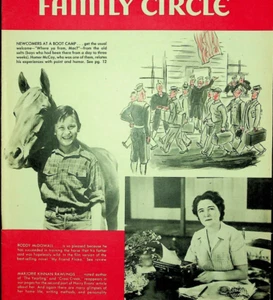 Family Circle May 14 1943 Roddy McDowall My Friend Flicka WWII Boot Camp Humor - Picture 1 of 3