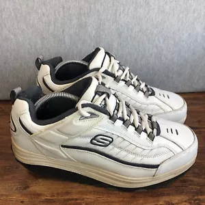 Skechers Shape Ups White Toning Walking Low Top Lace-Up Sneakers Men’s Size 11 - Picture 1 of 10