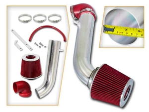 KIT ADMISIÓN INDUCCIÓN AIRE RAM + FILTRO SECO ROJO Para 95-99 Eclipse 2.0L NT RS GS - Imagen 1 de 1