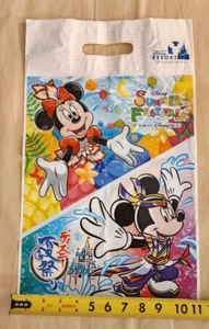 Tokyo Disneyland Sommer Festival Kunststoff Einkaufstasche Medium Memorabilia - Bild 1 von 4