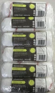 Hamilton Prestige Paint Roller Sleeve Woven Short Medium Long Pile 9" 12" VAT - Picture 1 of 12