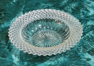 Anchor Hocking Miss America Crystal 6 1/4" Diameter X 1- 1/2" Deep  Cereal Bowl - Picture 1 of 3