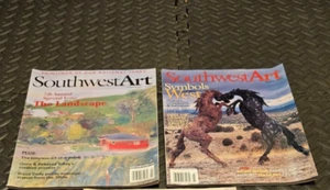 Southwest Art Magazine Lot of 2 Issues February 2003 March 2005 Landscape Symbol - Imagen 1 de 2