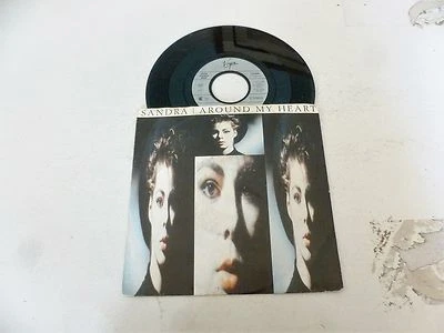 SANDRA - Around My Heart - Scarce 1989 German 2-track 7" Juke Box Vinyl Single - Image 1 of 3