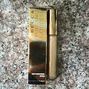 Becca Liquid Crystal Glow Lip Topper Glow Gloss Full Size Volcano Goddess - Picture 1 of 1