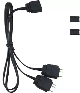 Cable divisor ARGB 5V 1 hembra a 2 macho 3 pines 15 pulgadas - Imagen 1 de 1