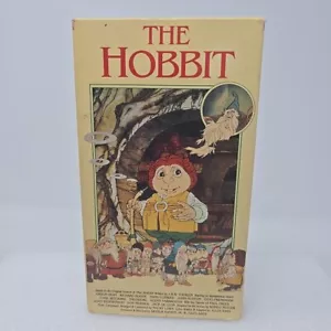 The Hobbit VHS 1991 Tolkien Animated Kids Family Anime Movie - Picture 1 of 12
