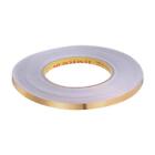 Molding Trim Gap Sealing Tape 0.31&quot; x 164ft Brushed Gold Tone