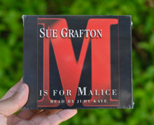 Sue Grafton CD Audio Judy Kaye M is for Malice abridged Kinsey Millhone Mystery