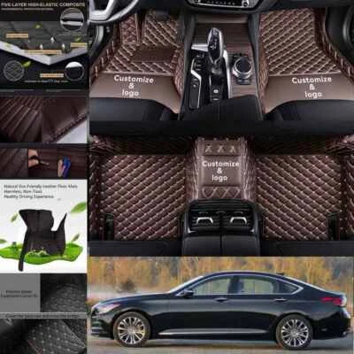 For Hyundai Tiburon-Tucson-Veloster-Veracruz Car Floor Mats Carpets Waterproof — 第 1/4 张图片