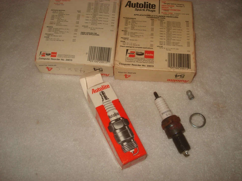 Juego/6 bujías Autolite #54 1970-1973 Datsun 240Z, 1974 Datsun 260Z Foto 1 de 1