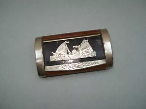 "The Jurassian" Antique Snuffbox Boat Decor - Snuffbox - Picture 1 of 9