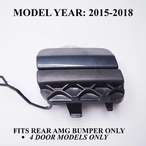 Parachoques Trasero tow hook cap para Mercedes Clase C W205 AMG 15-18 Tenorita - Imagen 1 de 14