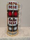 North Pole Trading Stacking Coffee Cups With Stand