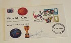 Bobby Moore Autographed England World Cup Stamp Set First Day Cover