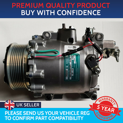 Air Con Compressor Pump To Fit Honda Civic Mk8 2.0 Type R Genuine Oem • 379.71€