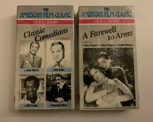 The American Film Classic VHS Classic Comedians & A Farewell to Arms New - Imagen 1 de 8