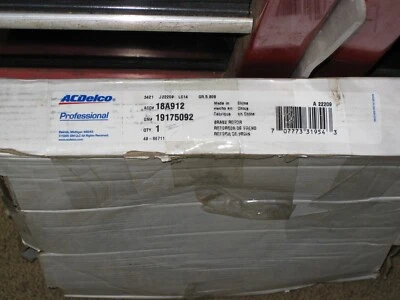 Front Rotor HONDA ACCORD ACURA FIT ELEMENT ILX CR-Z CSX ACDelco 18A912 - Image 1 of 2