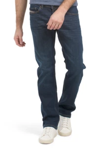 JEANS DIESEL NUOVI CON ETICHETTE TAGLIA 34X32 SAFADO REGOLARE SLIM STRAIGHT STRETCH WASH RM06501 - Foto 1 di 6