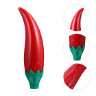 12 Pcs Rot Plastik Pfeffer-Lippenstift-Tube Ältere Lipgloss-Behälter Leer