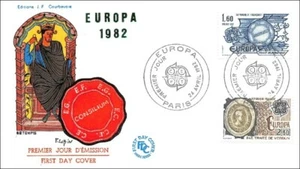 Europa 82 - Consilium - París - 1982 - FDC - Imagen 1 de 1