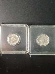 2  1943,1944 Mercury Dimes - Picture 1 of 7
