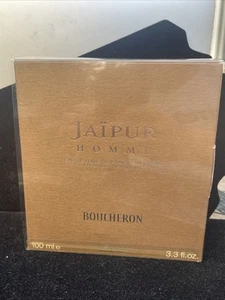 Vintage Boucheron Paris JAIPUR HOMME 3.3 FL Oz. Eau de Toilette Spray 50% Full - Picture 1 of 11