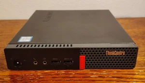 Lenovo ThinkCentre M910Q Quad-Core i7-7700T 256GB M.2 SSD 8GB RAM Tiny PC NO OS - Afbeelding 1 van 9